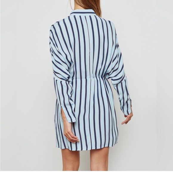 TOPSHOP Striped Button Down Shirt Mini 👗 Dress - Picture 2 of 8